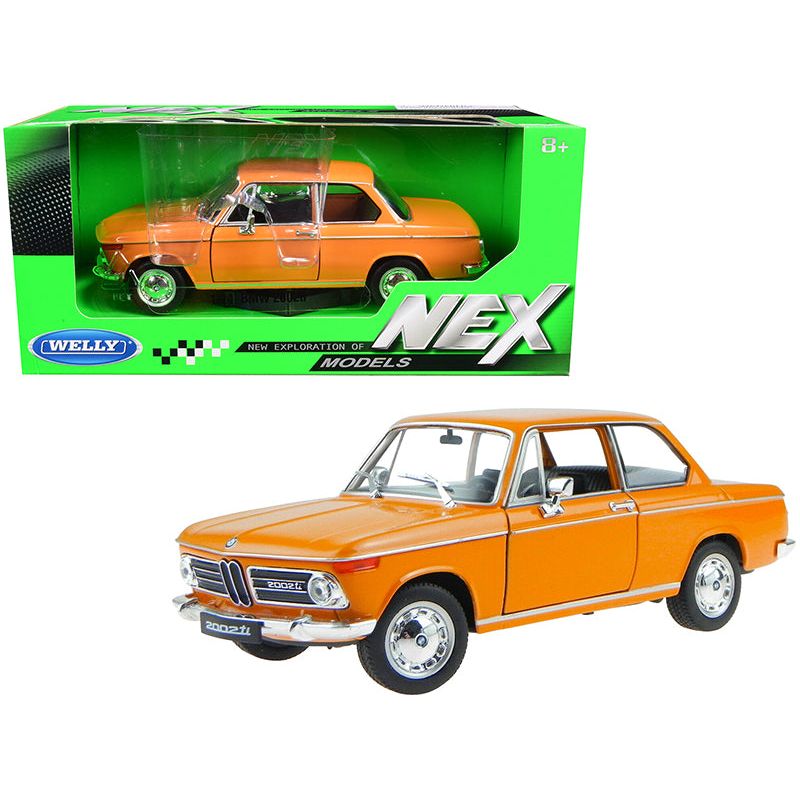 BMW 2002ti Orange 1/24 Diecast Model Car by Welly - Welly - ModelCars.com