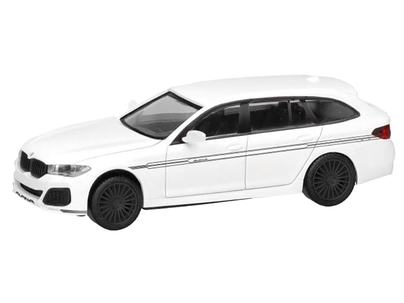 BMW Alpina B5 Touring White 1/87 (HO) Plastic Model Car by Herpa-Herpa-ModelCars.com