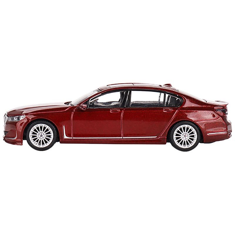 BMW Alpina B7 xDrive Aventurin Dark Red with Sunroof Limited Edition to 1800 pieces Worldwide 1/64 Diecast Model Car by Mini GT - Mini GT - ModelCars.com