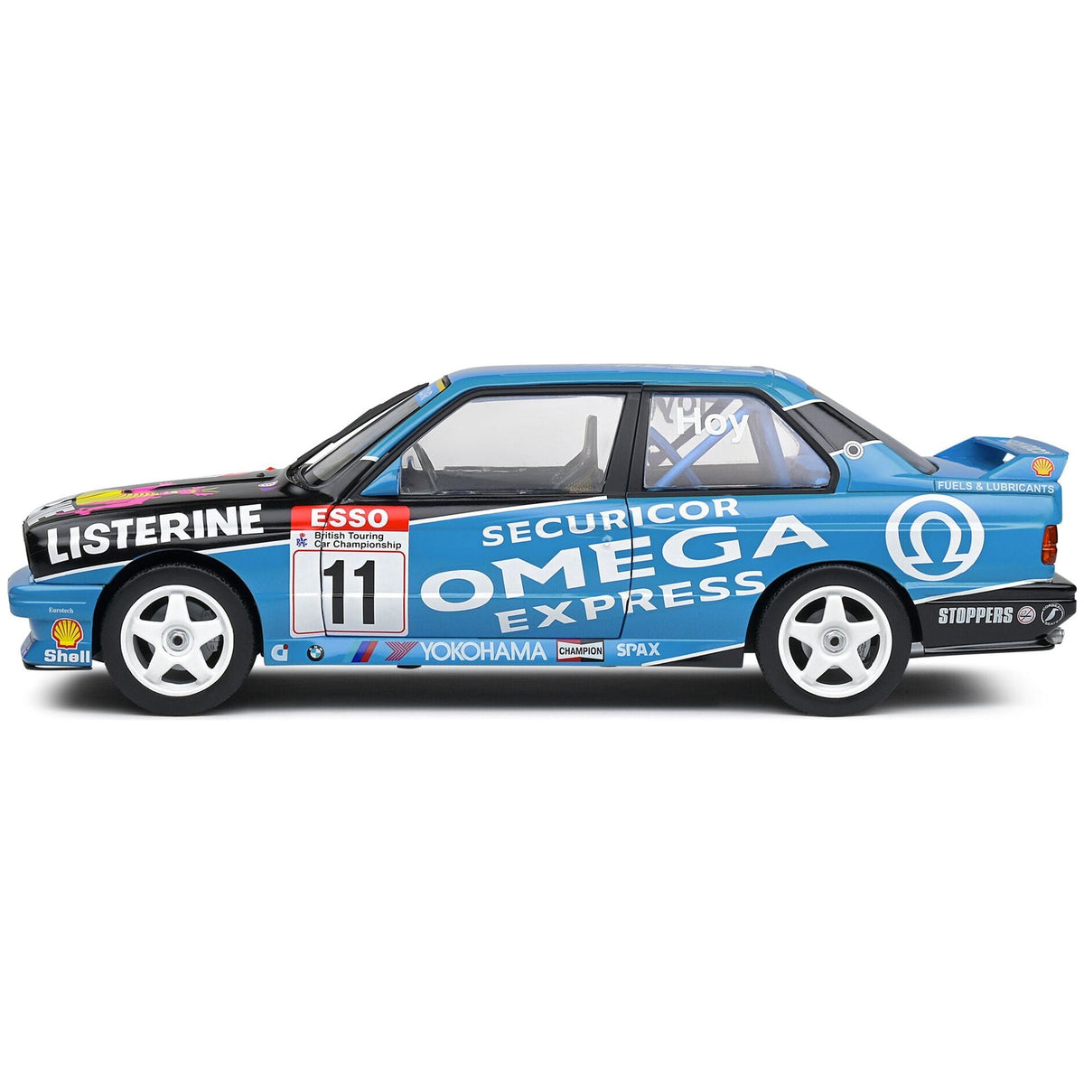 BMW E30 M3 11 Will Hoy Winner "BTCC (British Touring Car Championship)" (1991) "Competition" Series 1/18 Diecast Model Car by Solido - Solido - ModelCars.com