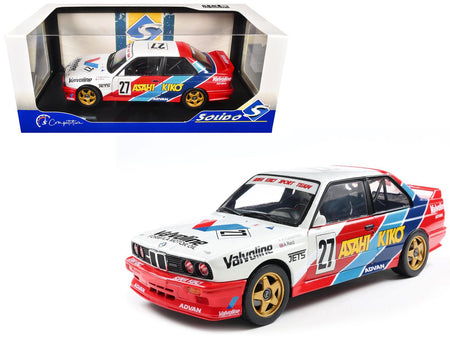 BMW E30 M3 #27 Atsushi Kawamoto - Anthony Reid "Japanese Touring Car Championship" (1986) "Competition" Series 1/18 Diecast Model Car by Solido-Solido-ModelCars.com