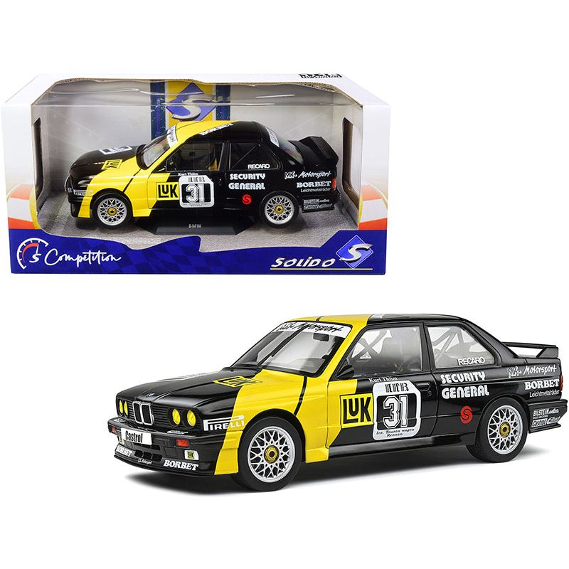 BMW E30 M3 31 Kurt Thiim "LuK" DTM Deutsche Tourenwagen Masters (1988) "Competition" Series 1/18 Diecast Model Car by Solido - Solido - ModelCars.com