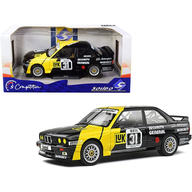 BMW E30 M3 31 Kurt Thiim "LuK" DTM Deutsche Tourenwagen Masters (1988) "Competition" Series 1/18 Diecast Model Car by Solido - Solido - ModelCars.com