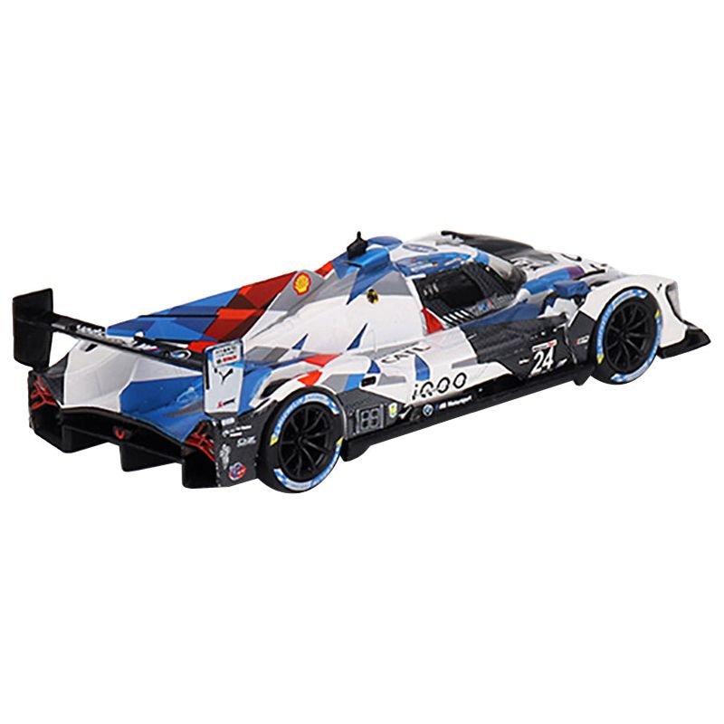 BMW M Hybrid V8 GTP 24 Philipp Eng - Augusto Farfus - Colton Herta - Marco Wittmann "BMW M Team RLL" "24 Hours of Daytona" (2023) Limited Edition to 4848 pieces Worldwide 1/64 Diecast Model Car by Mini GT - Mini GT - ModelCars.com