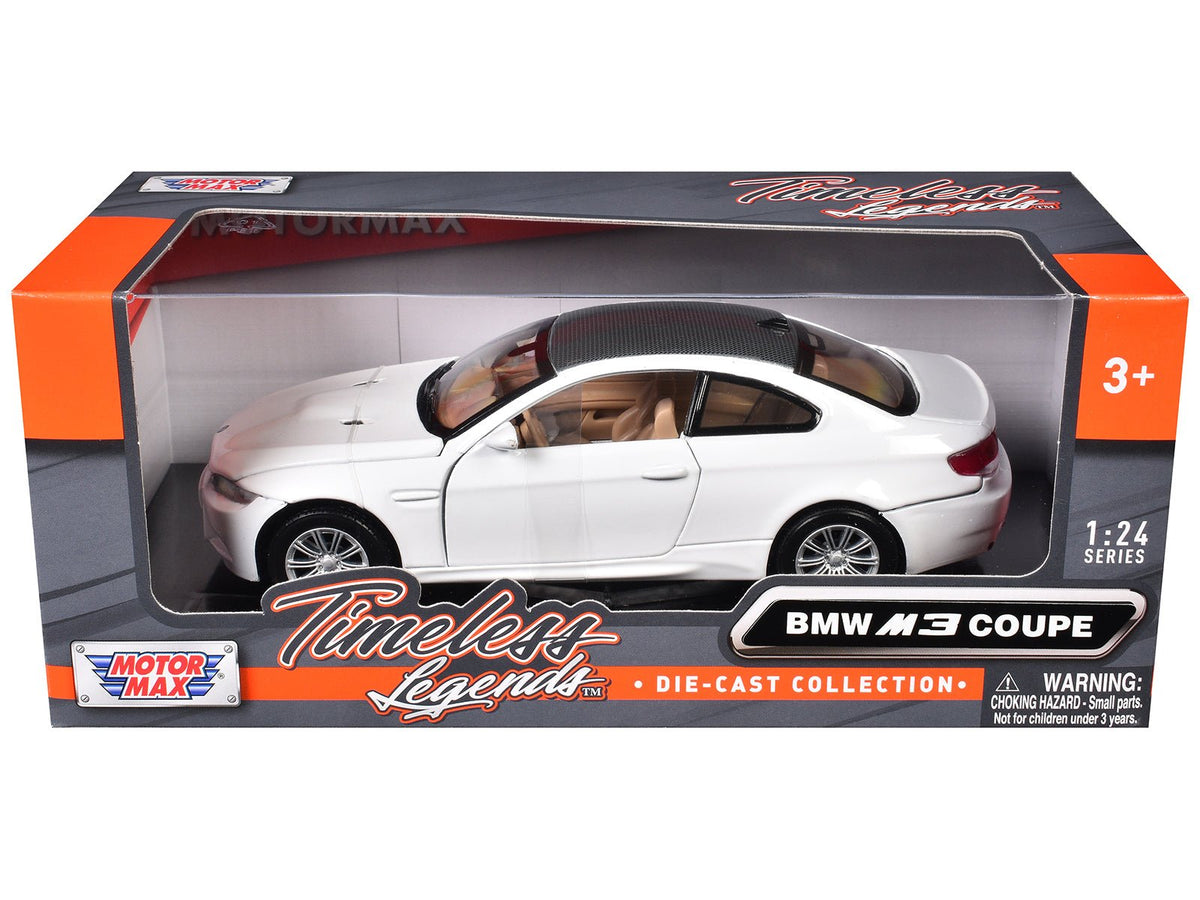 BMW M3 Coupe Gray Metallic 1/24 Diecast Model Car by Motormax-Motormax-ModelCars.com