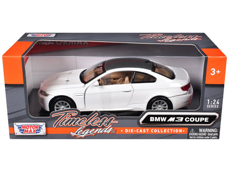 BMW M3 Coupe Gray Metallic 1/24 Diecast Model Car by Motormax-Motormax-ModelCars.com