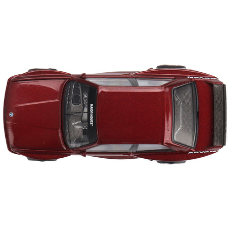 BMW M3 (E30) "Kaido GT V1" Red Metallic with Graphics (Designed by Jun Imai) "Kaido House" Special 1/64 Diecast Model Car by Mini GT - Mini GT - ModelCars.com