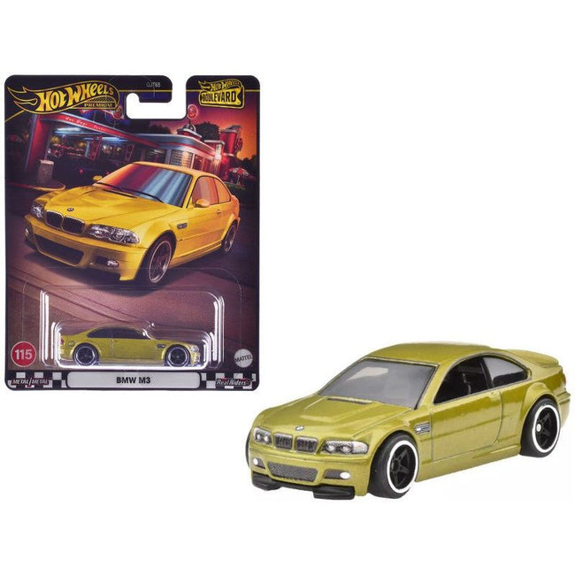 BMW M3 Gold Metallic "Boulevard" Series Diecast Model Car by Hot Wheels-Hotwheels-ModelCars.com