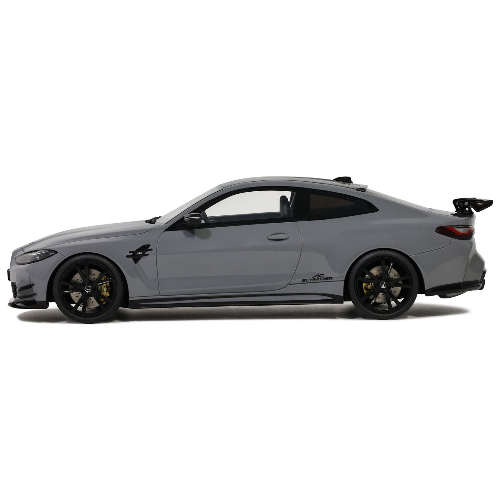 BMW M4 AC Schnitzer Nardo Gray with Carbon Top 1/18 Model Car by GT Spirit - GT Spirit - ModelCars.com