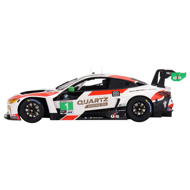BMW M4 GT3 1 Corey Lewis - Bryan Sellers - Madison Snow "Paul Miller Racing" Winner IMSA GTD "12 Hours of Sebring" (2023) 1/18 Model Car by Top Speed - Top Speed - ModelCars.com