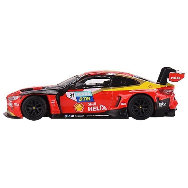 BMW M4 GT3 31 Sheldon van der Linde "Schubert Motorsport" Champion "DTM (Deutsche Tourenwagen Masters)" (2022) Limited Edition to 2400 pieces Worldwide 1/64 Diecast Model Car by True Scale Miniatures - True Scale Miniatures - ModelCars.com