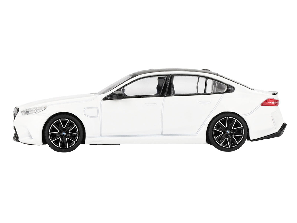 BMW M5 Alpine White with Carbon Top Limited Edition 1/64 Diecast Model Car by Mini GT-Mini GT-ModelCars.com