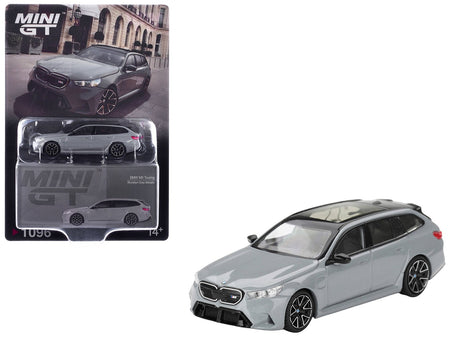 BMW M5 Touring Brooklyn Gray Metallic with Sunroof 1/64 Diecast Model Car by Mini GT-Mini GT-ModelCars.com