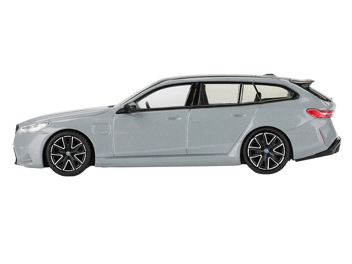 BMW M5 Touring Brooklyn Gray Metallic with Sunroof 1/64 Diecast Model Car by Mini GT-Mini GT-ModelCars.com