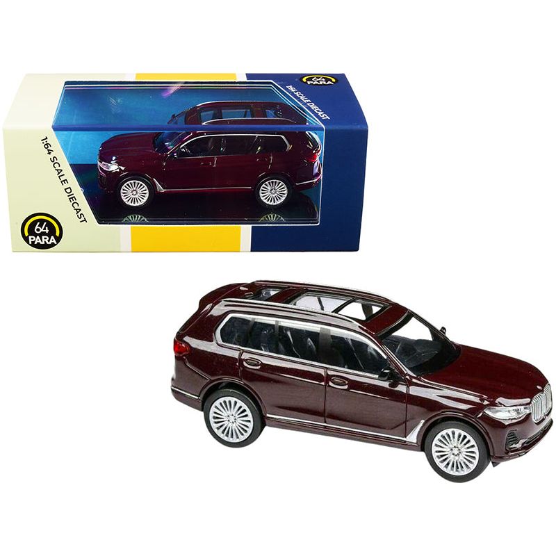 BMW X7 Ametrine Red Metallic 1/64 Diecast Model Car by Paragon - Paragon - ModelCars.com