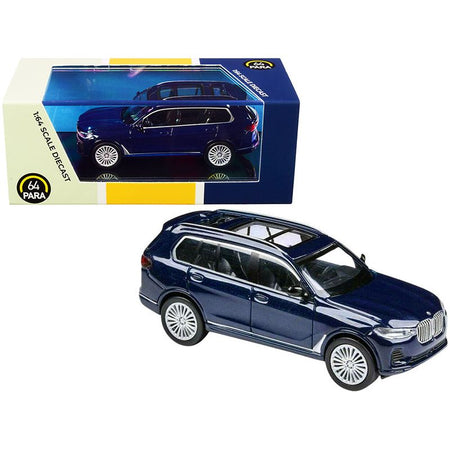 BMW X7 Tanzanite Blue Metallic 1/64 Diecast Model Car by Paragon - Paragon - ModelCars.com
