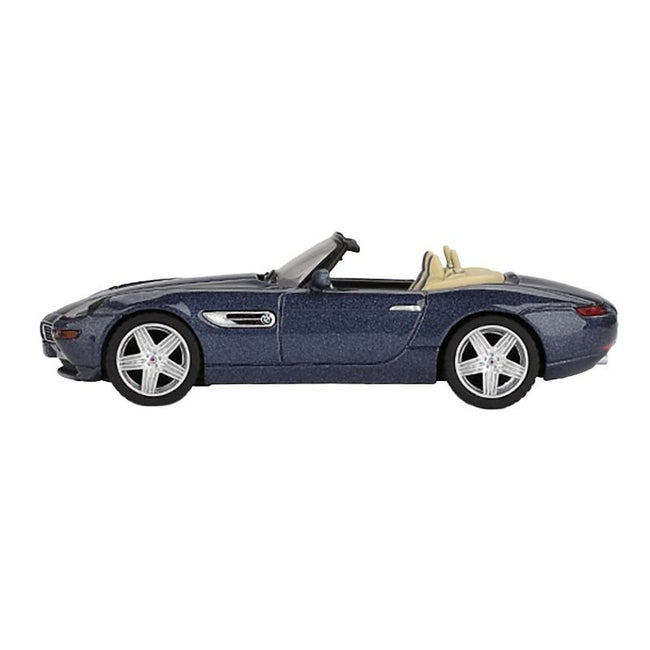 BMW Z8 Alpina Roadster Alpine Blue Metallic Limited Edition 1/64 Diecast Model Car by Mini GT-Mini GT-ModelCars.com