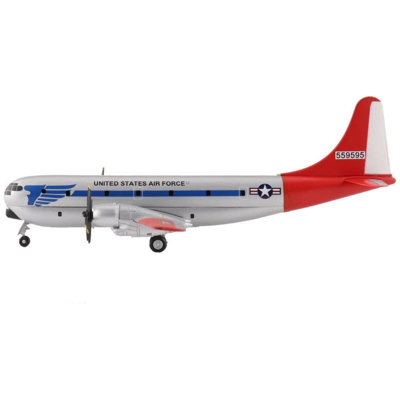 Boeing 377 C - 97G Stratofreighter Transport Aircraft "45 - 59595 Angel of Deliverance" United States Air Force "Airliner Series" 1/200 Diecast Model by Hobby Master - Hobby Master - ModelCars.com