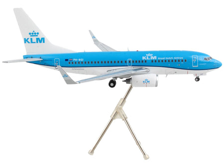 Boeing 737-700 Commercial Aircraft "KLM Royal Dutch Airlines" Blue with White Tail "Gemini 200" Series 1/200 Diecast Model Airplane by GeminiJets-GeminiJets-ModelCars.com