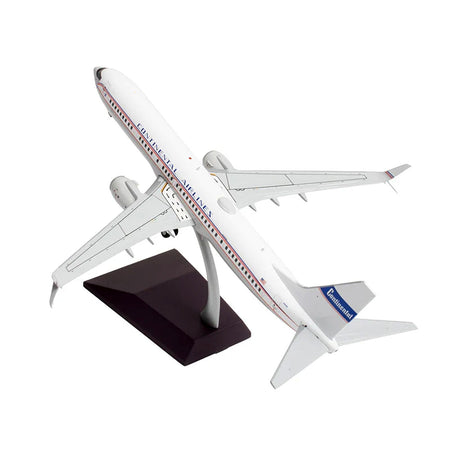 Boeing 737-900ER Commercial Aircraft "Continental Airlines - United Airlines" (N75435) White with Red and Blue Stripes "Gemini 200" Series 1/200 Diecast Model Airplane by GeminiJets-GeminiJets-ModelCars.com
