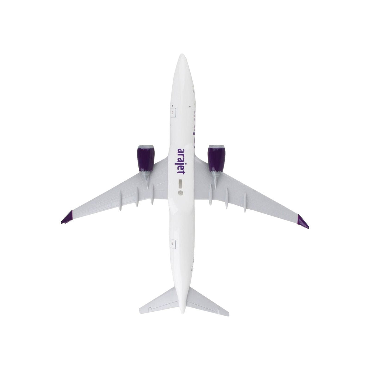 Boeing 737 MAX 8 Commercial Aircraft "Arajet" (HI1026) White with Tail Graphics (Snap - Fit) 1/130 Plastic Model by Skymarks - Skymarks - ModelCars.com