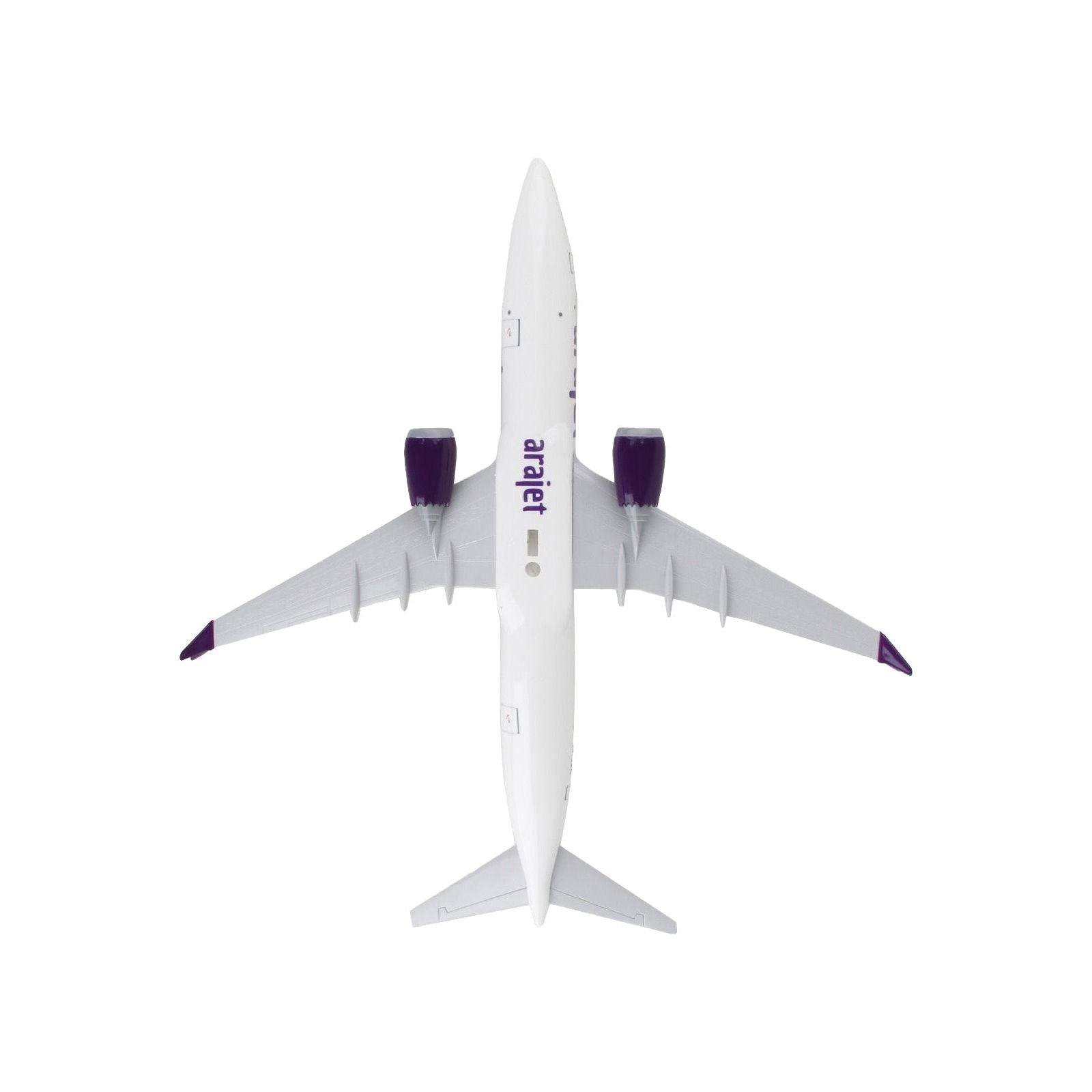 Boeing 737 MAX 8 Commercial Aircraft "Arajet" (HI1026) White with Tail Graphics (Snap - Fit) 1/130 Plastic Model by Skymarks - Skymarks - ModelCars.com