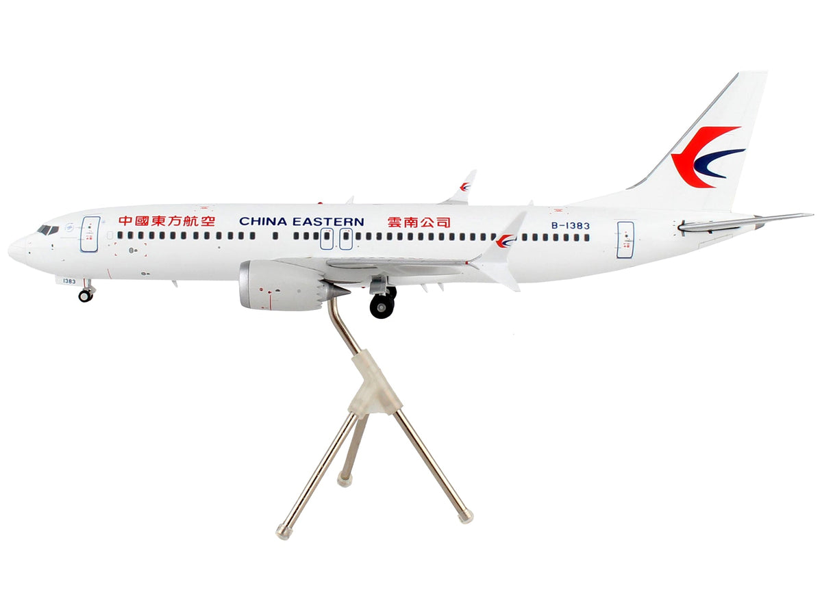 Boeing 737 MAX 8 Commercial Aircraft "China Eastern Airlines" White "Gemini 200" Series 1/200 Diecast Model Airplane by GeminiJets-GeminiJets-ModelCars.com