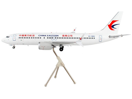 Boeing 737 MAX 8 Commercial Aircraft "China Eastern Airlines" White "Gemini 200" Series 1/200 Diecast Model Airplane by GeminiJets-GeminiJets-ModelCars.com