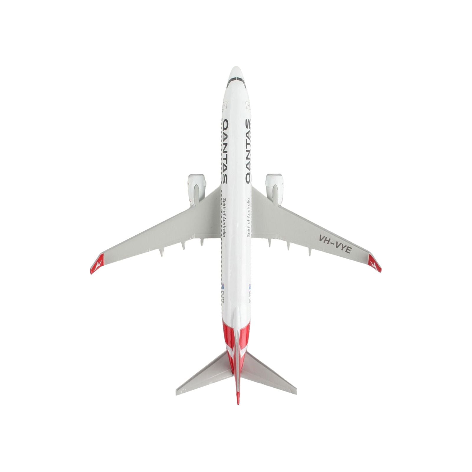 Boeing 737 Next Generation Commercial Aircraft "Qantas Airways - Alice Springs" 1/300 Diecast Model Airplane by Postage Stamp - Postage Stamp - ModelCars.com