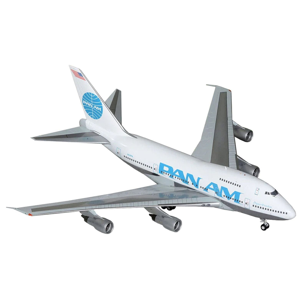 Boeing 747SP Commercial Aircraft "Pan American Airways" (N531PA) White with Blue Tail Graphics "Gemini 200" Series 1/200 Diecast Model Airplane by GeminiJets-GeminiJets-ModelCars.com