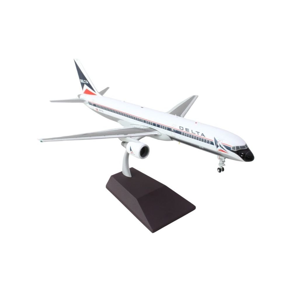 Boeing 757 - 200 Commercial Aircraft "Delta Air Lines" (N607DL) White with Red and Blue Stripes "Gemini 200" Series 1/200 Diecast Model Airplane by GeminiJets - GeminiJets - ModelCars.com