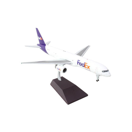 Boeing 757-200F Commercial Aircraft "FedEx (Federal Express)" (N921FD) White with Purple Tail "Gemini 200" Series 1/200 Diecast Model Airplane by GeminiJets-GeminiJets-ModelCars.com