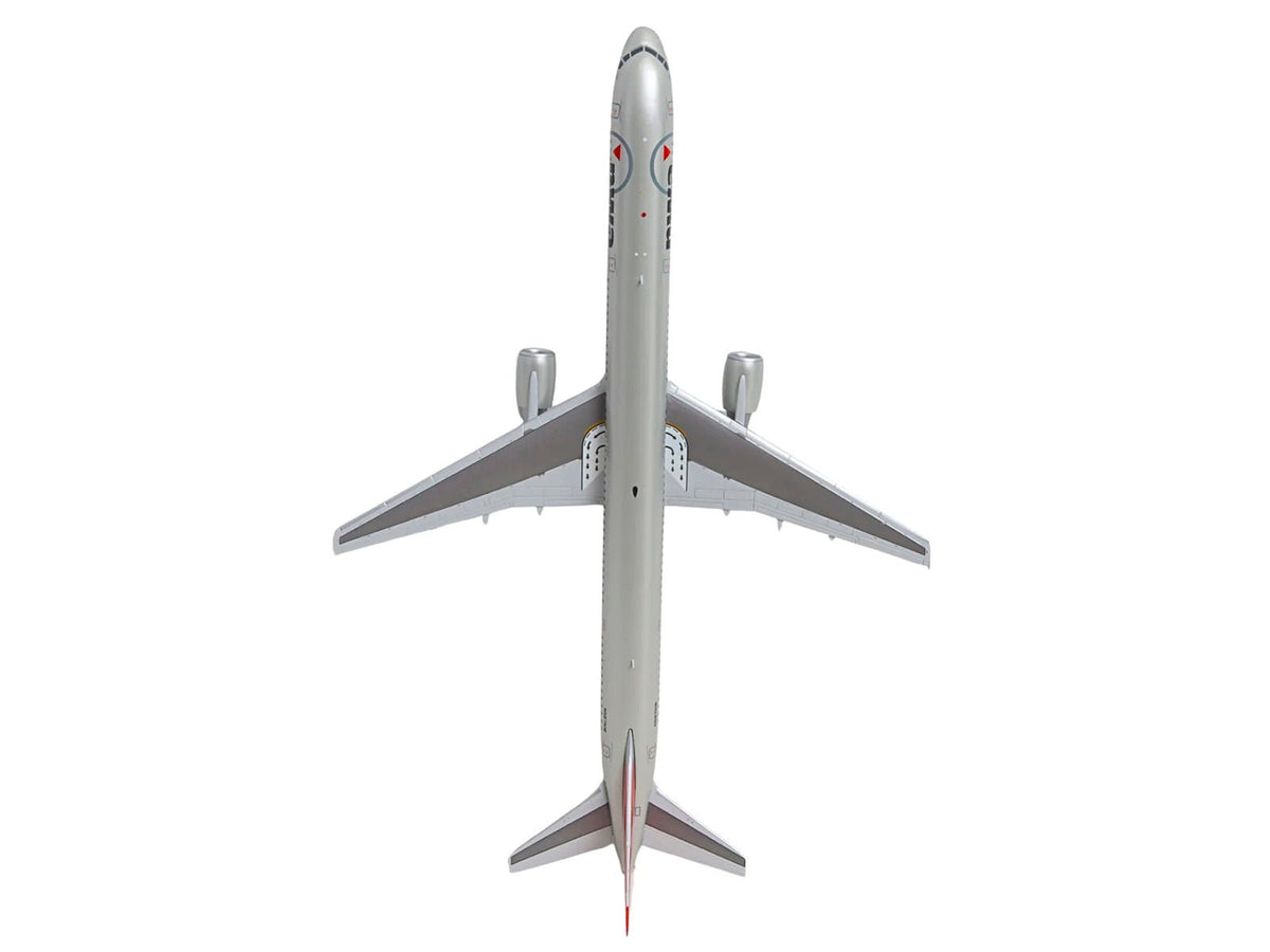 Boeing 757-300 Commercial Aircraft "Northwest Airlines" (N587NW) Silver with Red Tail "Gemini 200" Series 1/200 Diecast Model by GeminiJets-GeminiJets-ModelCars.com