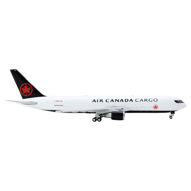 Boeing 767-300F Commercial Aircraft "Air Canada Cargo" (C-GXHM) White with Black Tail 1/400 Diecast Model Airplane by GeminiJets-GeminiJets-ModelCars.com
