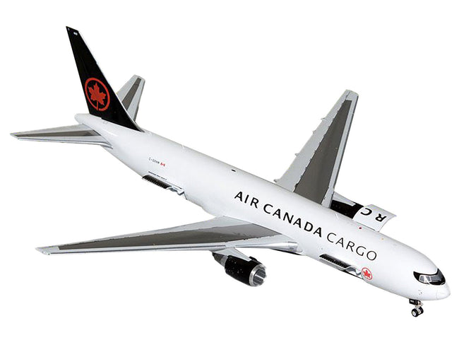 Boeing 767-300F Commercial Aircraft "Air Canada Cargo" (C-GXHM) White with Black Tail "Gemini 200 - Interactive Series" 1/200 Diecast Model Airplane by GeminiJets-GeminiJets-ModelCars.com