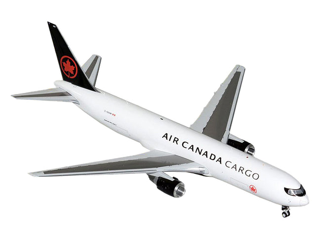 Boeing 767-300F Commercial Aircraft "Air Canada Cargo" (C-GXHM) White with Black Tail "Gemini 200" Series 1/200 Diecast Model Airplane by GeminiJets-GeminiJets-ModelCars.com