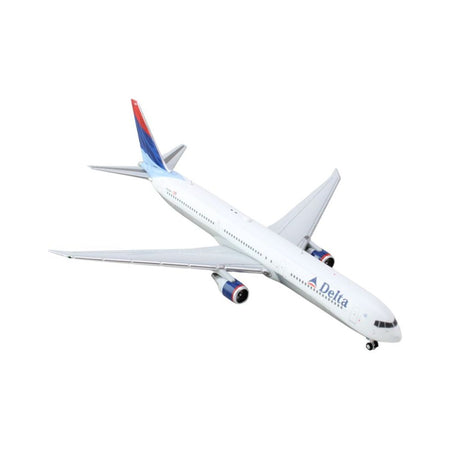 Boeing 767-400ER Commercial Aircraft "Delta Air Lines" (N829MH) White with Red and Blue Tail 1/400 Diecast Model Airplane by GeminiJets-GeminiJets-ModelCars.com