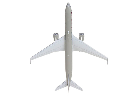 Boeing 777-9 Commercial Aircraft "Qatar Airways" (A7-BKA) Gray with Dark Red Tail Graphics 1/400 Diecast Model GeminiJets-GeminiJets-ModelCars.com