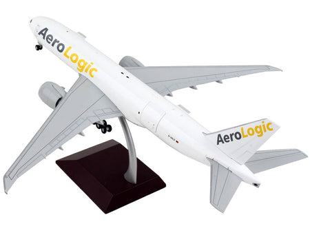 Boeing 777F Commercial Aircraft "AeroLogic" White "Gemini 200 - Interactive" Series 1/200 Diecast Model Airplane by GeminiJets-GeminiJets-ModelCars.com
