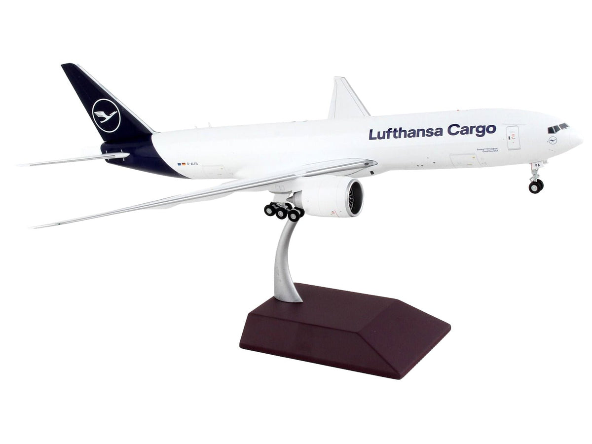 Boeing 777F Commercial Aircraft "Lufthansa Cargo" White with Blue Tail "Gemini 200" Series 1/200 Diecast Model Airplane by GeminiJets-GeminiJets-ModelCars.com