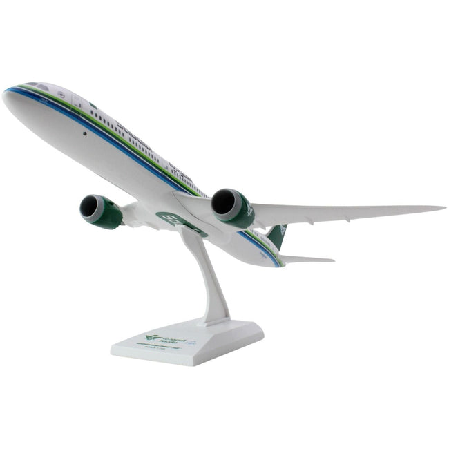 Boeing 787 - 10 Commercial Aircraft "Saudia Airlines" White with Green and Blue Stripes (Snap - Fit) 1/200 Plastic Model by Skymarks - Skymarks - ModelCars.com