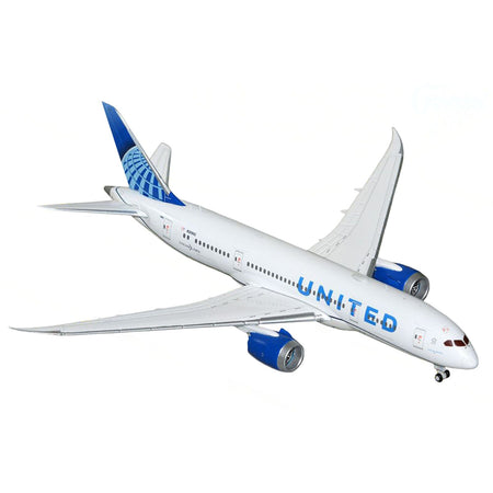 Boeing 787-8 Commercial Aircraft "United Airlines" (N26902) White with Blue Tail 1/400 Diecast Model Airplane by GeminiJets-GeminiJets-ModelCars.com