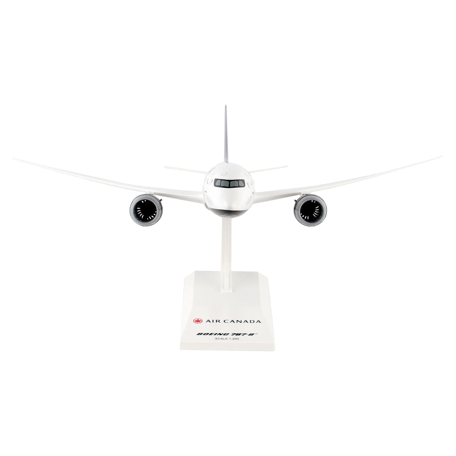 Boeing 787 - 8 Dreamliner Commercial Aircraft "Air Canada" (C - GHPQ) White with Black Tail (Snap - Fit) 1/200 Plastic Model by Skymarks - Skymarks - ModelCars.com