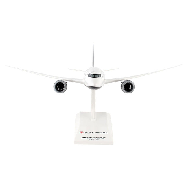 Boeing 787 - 8 Dreamliner Commercial Aircraft "Air Canada" (C - GHPQ) White with Black Tail (Snap - Fit) 1/200 Plastic Model by Skymarks - Skymarks - ModelCars.com