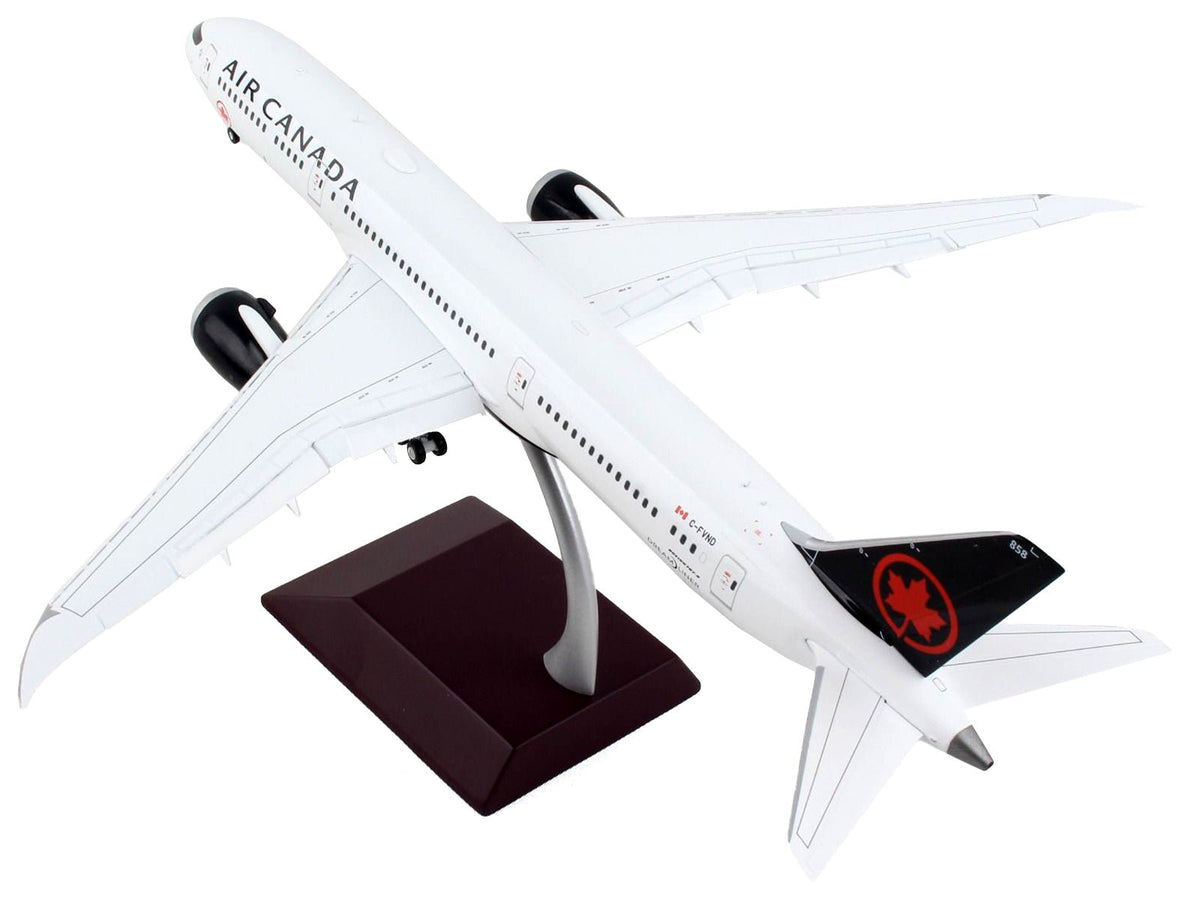 Boeing 787-9 Commercial Aircraft with Flaps Down "Air Canada" White with Black Tail "Gemini 200" Series 1/200 Diecast Model Airplane by GeminiJets-GeminiJets-ModelCars.com