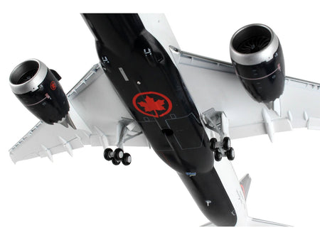 Boeing 787-9 Commercial Aircraft with Flaps Down "Air Canada" White with Black Tail "Gemini 200" Series 1/200 Diecast Model Airplane by GeminiJets-GeminiJets-ModelCars.com