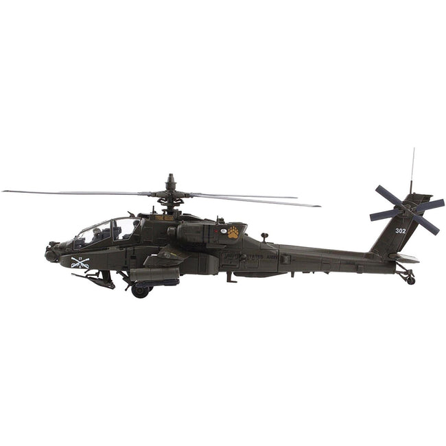 Boeing AH - 64D Apache Attack Helicopter "Tyrone Biggums 4th Combat Aviation Brigade Operation Atlantic Resolve" (2018 - 2019) United States Army "Air Power Series" 1/72 Diecast Model by Hobby Master - Hobby Master - ModelCars.com
