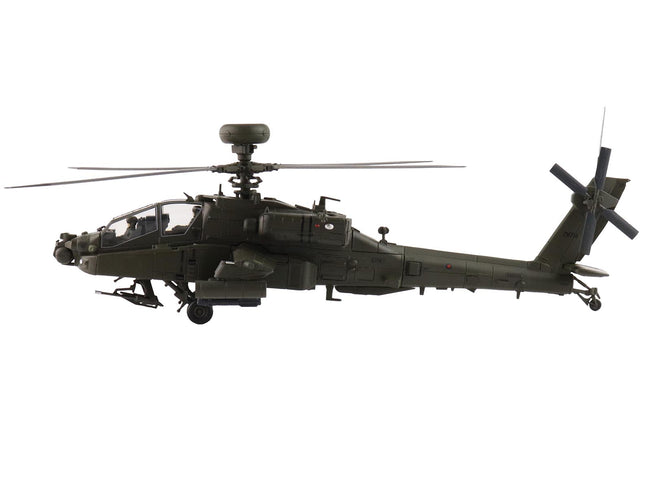 Boeing AH-64E Apache Echo Attack Helicopter "ZM714 Middle Wallop" (2022) British Army "Air Power Series" 1/72 Diecast Model by Hobby Master-Hobby Master-ModelCars.com