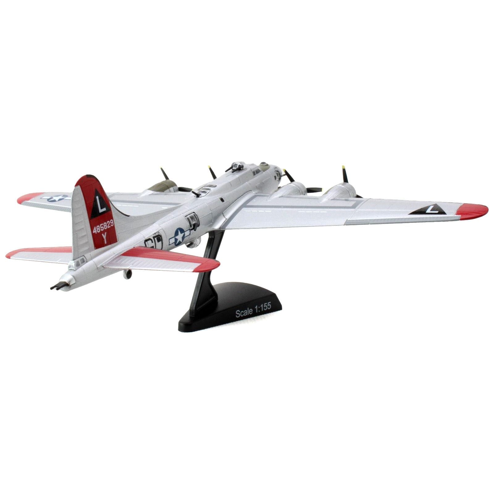 Boeing B - 17G Flying Fortress Bomber Aircraft "Yankee Lady" United States Army Air Force 1/155 Diecast Model Airplane by Postage Stamp - Postage Stamp - ModelCars.com