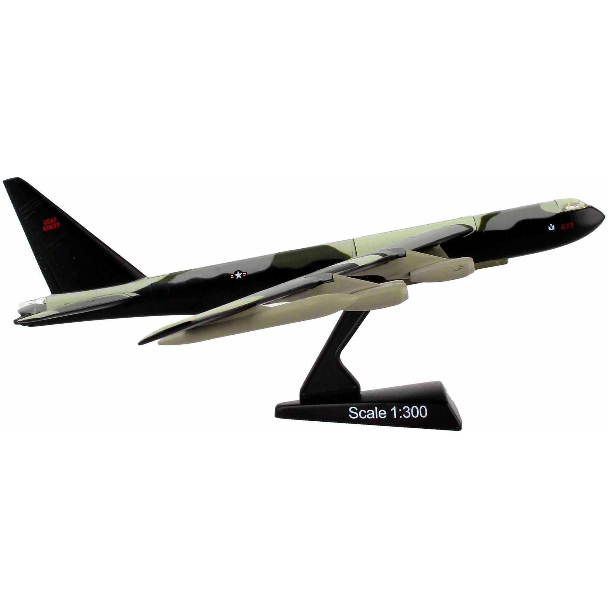 Boeing B - 52 Stratofortress Bomber Aircraft Green Camouflage "United States Air Force" 1/300 Diecast Model Airplane by Postage Stamp - Postage Stamp - ModelCars.com